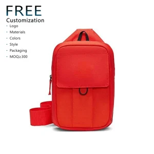 OEM ODM Factory Direct Custom Logo Oxford Small Chest Bag Lightweight Outdoor Crossbody Purse Phone Bag for Men and Women