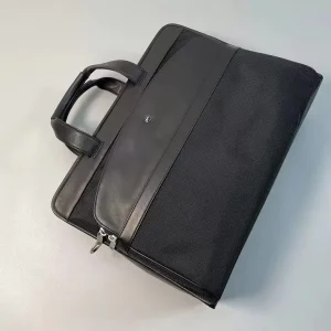 OEM ODM Men’s High-Grade Genuine Leather Waterproof Fashionable Business Briefcase Crossbody Handbag Customizable