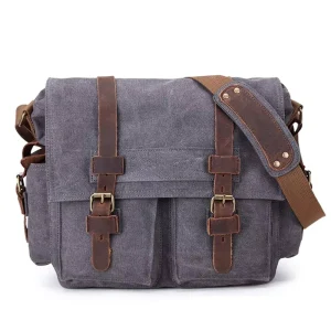 OEM ODM Men’s Shoulder Messenger Bag Soft Crossbody Sling Bags for Business Casual Outdoor Travel Bags