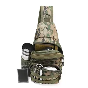 OEM Oxford Men’s Chest Bag Large Capacity Camouflage Sports Outdoor Tactical Crossbody Bag Men’s Tactical Chest Bag