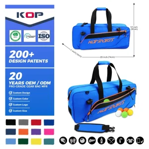 OEM Water Resistant Men’s Women’s Custom Lacrosse Duffel Tote Bag with Large Compartment