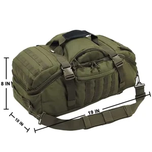 OEM&ODM 30L Tactical Duffel Bag Men’s Gym Fitness Bag Camping Bag Outdoor With Hidden Shoulder Straps