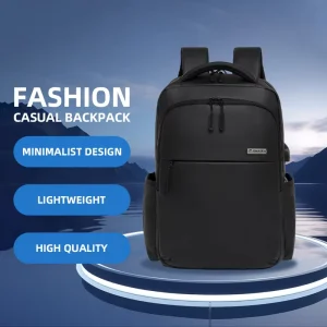 OMASKA Custom Travel Backpack Waterproof Nylon Soft Backpack USB Laptop Business Men’s Backpack