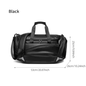 OUTWALK Factory Price Fits 17 Inch Laptop Crossbody Travel Bags with Shoe Compartment Large Capacity Waterproof Men’s Gym Bag