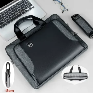 Office Laptop Bags 13/16inch Laptop Bag Waterproof for Business Men Custom logo Pu Laptop Computer Bags