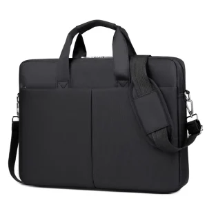 Office Single Shoulder Crossbody Men’s Durable Waterproof Briefcase Business Bag