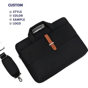 One Shoulder Portable PU Computer Bag Unisex Handbag LOGO Print Women’s Notebook Briefcase Men’s Tablet Cover Custom Laptop Bags