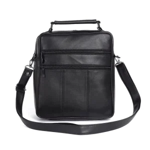 Online Retailer Offers Classic Men’s Fashion Leather Cross Bag Large Capacity Small Batch Customization Genuine Leather