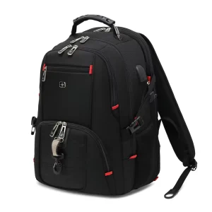 Organizing Waterproof Backpack Trendy Anti Theft School Bags for Men USB Charging College Laptop School Bags for Teenagers