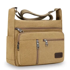 Outdoor Camping Storage Box Canvas Shoulder Bags Casual Tote Travel Crossbody Fashion High Quality Handbag