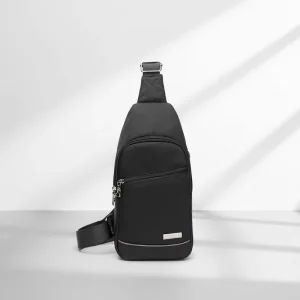 Outdoor Casual Nylon Chest Bag Zipper Custom Logo Lightweight Multi Functional Business Portable Fashion Men’s Sling