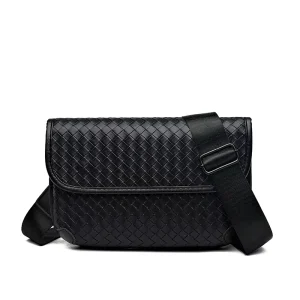 Outdoor Casual Sports Men’s Travel Crossbody Unisex PU Leather Sling Shoulder Bags Female Chest Messenger Bag