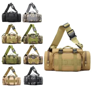 Outdoor Crossbody Backpack Handbag Men’s Camping Bag Casual Single Shoulder Bag Waterproof