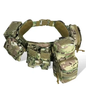 Outdoor Hunting Gadget Pouch Waist Bag Adjustable Padded Sport Enthusiasts Duty Belts Tactical Utility with Holster