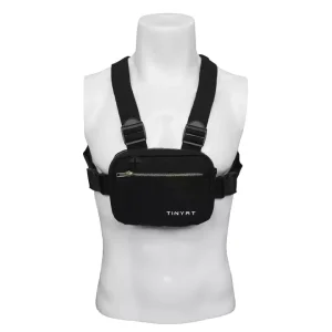 Outdoor Nylon Durable Utility Chest Bag For Men And Women With Headphone Hole