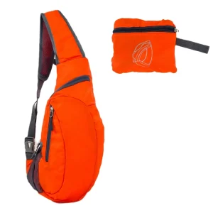 Outdoor Orange Chest Bag Custom Logo Shoulder Crossbody Men’s Sling Bags Outdoor Sling Bag Fanny Pack