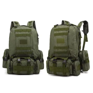 Outdoor Sports Hiking Bag Tactical Backpack Large Capacity 45L Tactical Outdoor Camping Backpack