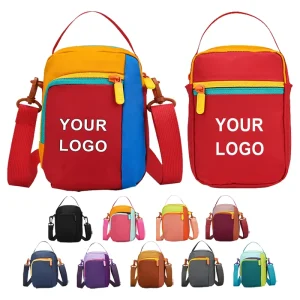 Outdoor Sports Hiking Crossbody Bag Waterproof Nylon Crossbody Bag Custom Shoulder Bag with Logo