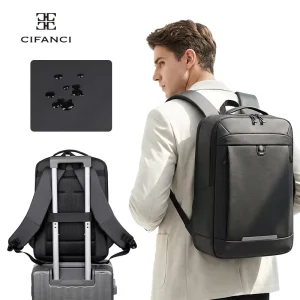 Outdoor Sports Men’s Business Backpack Large Waterproof Travel Backpack Business Bags with USB Laptop Backpack Expandable Bags