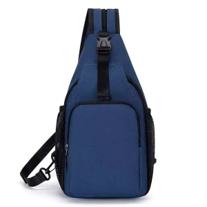 Outdoor Sports Single Shoulder Split from the Middle from the Zipper Change to 2 Should Straps Backpack Chest Bag