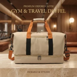 Oxford 900D Fashion Duffel Sport Gym Leisure Travel Dry Wet Separation Durable Multifunctional Large Capacity Fitness Bag Zipper