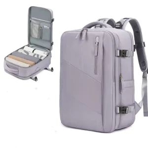 Oxford Casual Large Capacity Waterproof Laptop Backpack with USB Port Anti Theft Unisex for Business & School Use