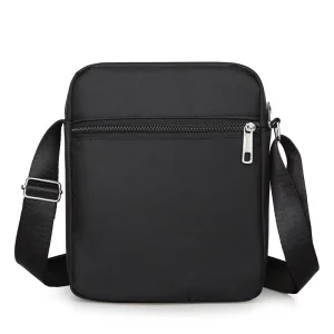 Oxford Cloth Cross Body Bag for Men Single Shoulder Waterproof Leisure Multi Pockets Portable