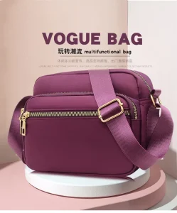 Oxford Crossbody Bags for Women Small Phone Messenger Purses Nylon Cloth Casual Women’s Shoulder Travel Bag Handbags