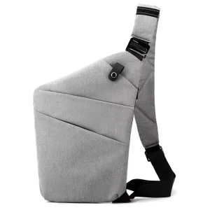 Oxford Crossbody Waterproof Anti-Theft Zipper Concealed Carry Multi-Use Customizable Sling Bag Men’s