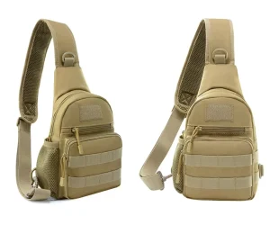 Oxford Men’s Chest Bag Large Capacity Camouflage Sports Outdoor Tactical Crossbody Bag