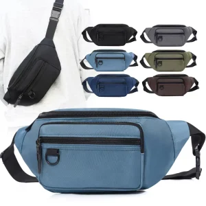 Oxford Men’s Crossbody Bags Chest Pack Fashion Single Shoulder Bags Trending Fanny Pack Sling Backpack Sport Travel Waist Bags