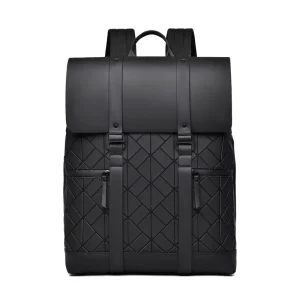 Oxford Men’s Luxurious Dual Shoulders Travel Backpack Outdoor Waterproof Student Business Laptop Bag with Zipper Closure