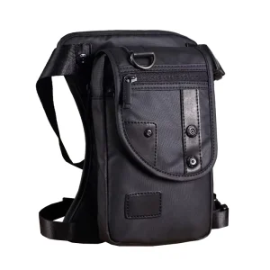 Oxford Waist Bag Zipper Handy Phone Pocket Geometric Outdoor Sports Fishing Gear Storage Motorcycle Leg Bag Cycling Waterproof