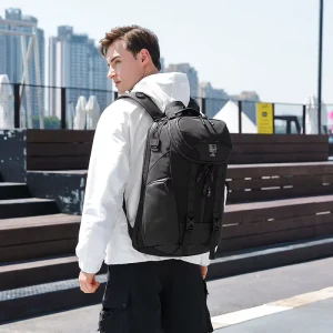 Ozuko 9639 Men’s Large Capacity Waterproof Laptop Backpack Business School Bag for Outdoor Adventures Quality Product