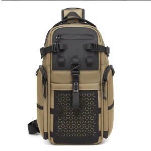Ozuko 9844 Men’s Fashion Sports Chest Bag High Quality Anti-Theft Waterproof Sling Pack for Running Hiking & Cycling