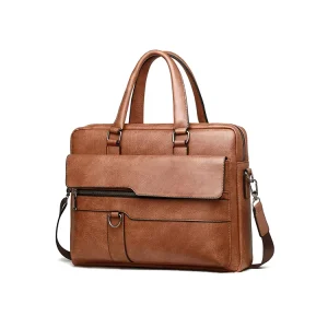 PU Business Large Capacity Waterproof Briefcase Men Bags Messenger Bags Luxury Handbags for Men