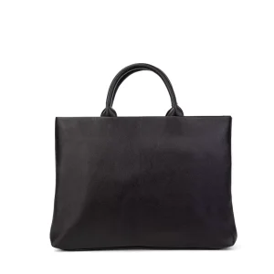 PU Leather 12-Inch Men’s Laptop Tote Bag Custom Business Bag with Logo
