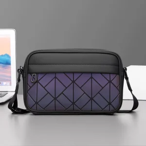 PU Leather Custom Messenger Bag Vintage High Quality Casual Men’s Bag Luxury Waterproof Designer Shoulder Bag with Pocket
