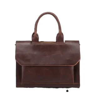 PU Leather Men’s Briefcase Laptop Handbag Business Messenger Bag