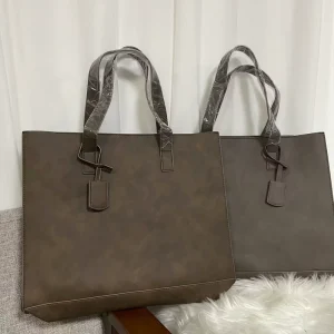 PU Leather Office Briefcase Zipper Closure Waterproof Men’s Business Handbag Customizable Logo
