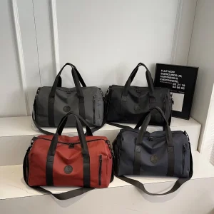 PU Travel Bag Dry wet Separation Versatile Lightweight Hand held Sports Gym Bag Fashion Cross body Yoga Bag Sac De Voyage