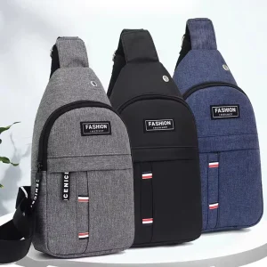 Phone Bag Men’s New Fashion Cross Body Chest Bag Korean Style Casual Sports Water Proof Nylon Canvas Luxury New Luxury