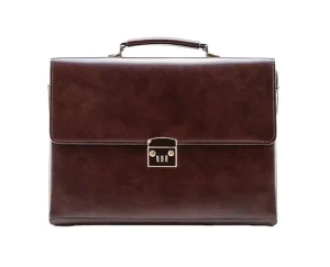 Popular Anti-Theft PU Leather Briefcase for Men Business Design with Combination Lock Portable Handbag Messenger Bag