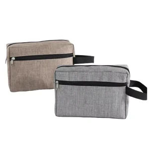 Portable Double Layer Men’s Makeup Bag Multi functional Oxford Travel Storage Washing Bag Waterproof Cosmetic Bag