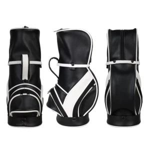 Portable PU Leather Mini Golf Wine Bag Pouch Golf Accessories Storage Bag Golf Hand Carry Bag