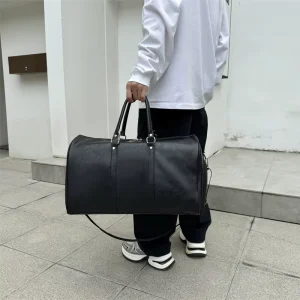 Portable Retro Travel Bag with Large Capacity Dry Wet Separation Waterproof Outdoor Sports Gym Bag