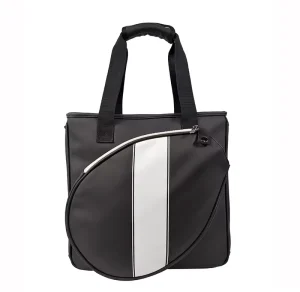 Portable Water Resistant Large Multi Purpose PU Tennis Racket Bag for Men’s and Women’s Crossbody Use Badminton & Pickleball