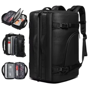 Premium Large Capacity 17″ Laptop Vacuum Compression Business Backpack Dry Wet Separation Thermostatic Pouch Travel Backpack Bag