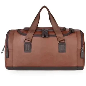 Pu Leather Duffel Bag Gym Fitness Bag for Men Custom Logo Mens Duffel Bag Oem