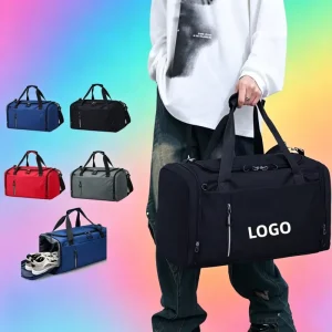 QET1010 Men Travel Duffle Bag Large Capacity Fitness Bag Multifunctional Sports Weekend Bags for Business Custom Logo Gym Bags